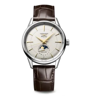 Longines Flagship Heritage 38.50mm Watch with Silver Dial