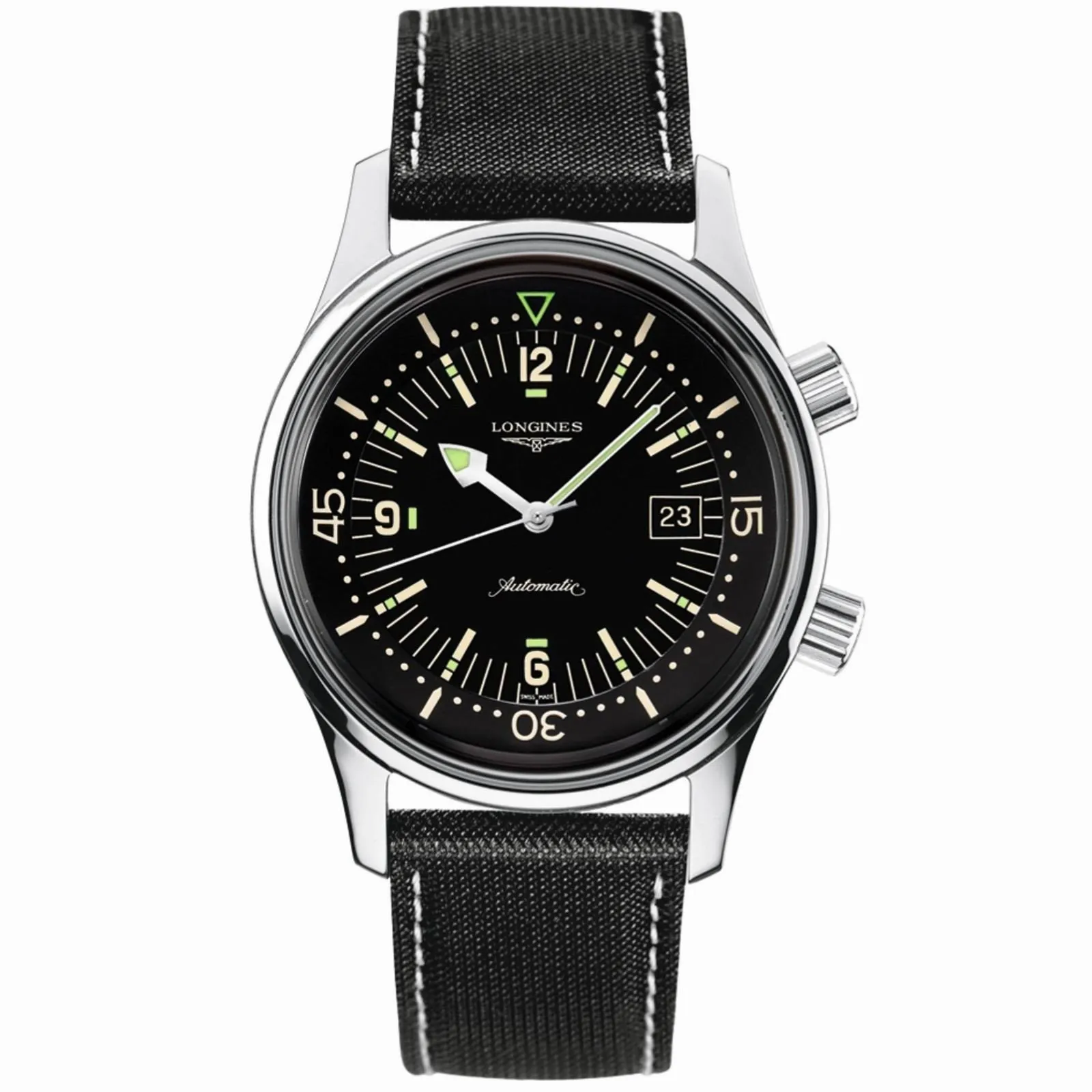 LONGINES HERITAGE LEGEND DIV Watch 41mm Black Automatic Steel L3.774.4.50.0