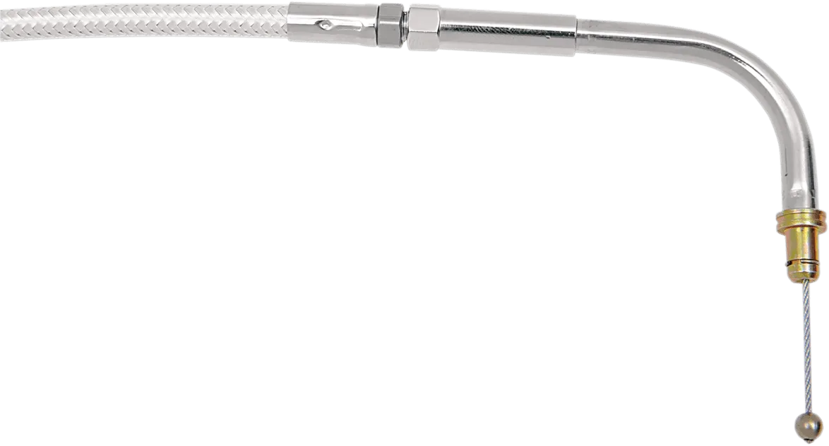 Magnum 3455S Sterling Chromite II Braided Idle Cable for S&S E/G Carburetors