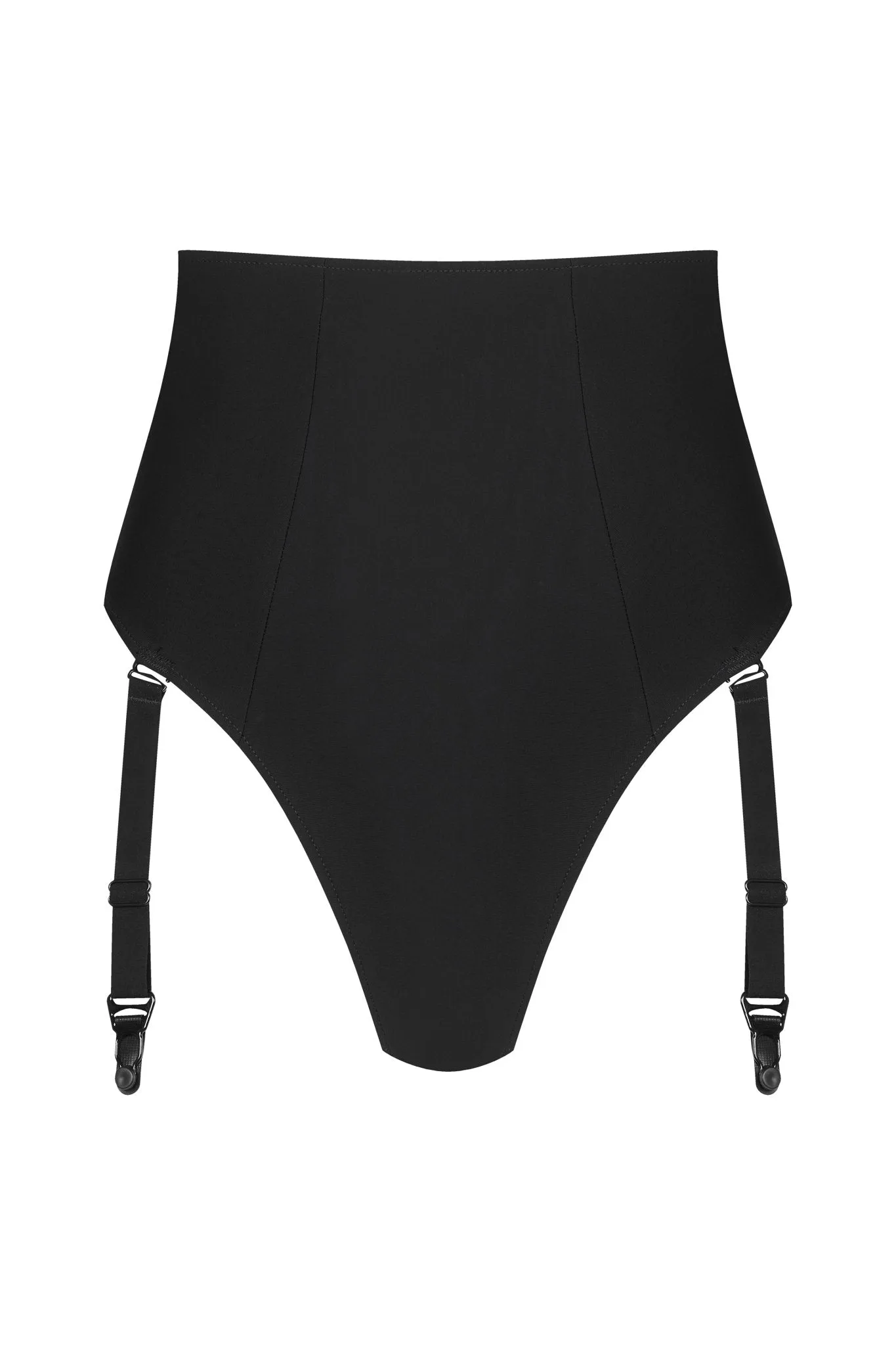 Maison Close Nuit Infinie High Waist Tanga With Suspenders