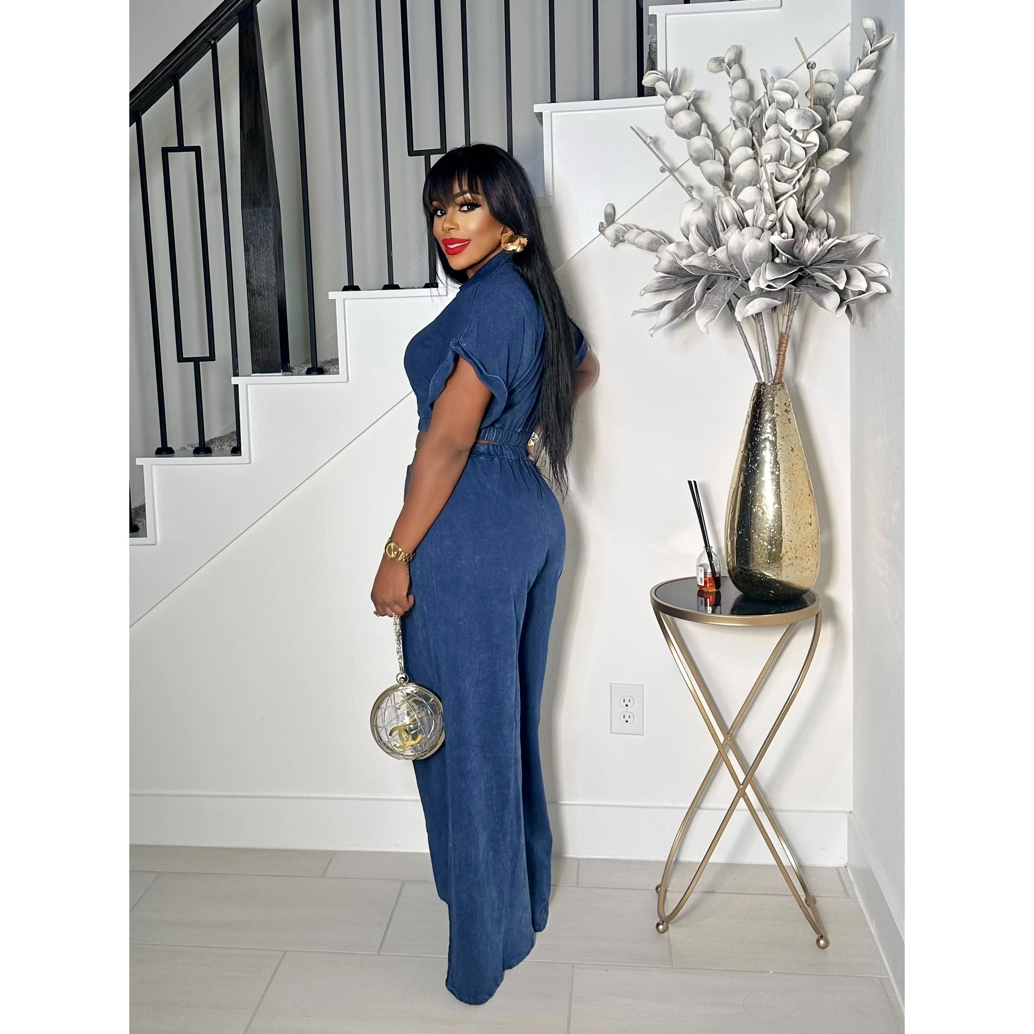 MAKE IT WORTH IT DEEP WASH PANTS SET