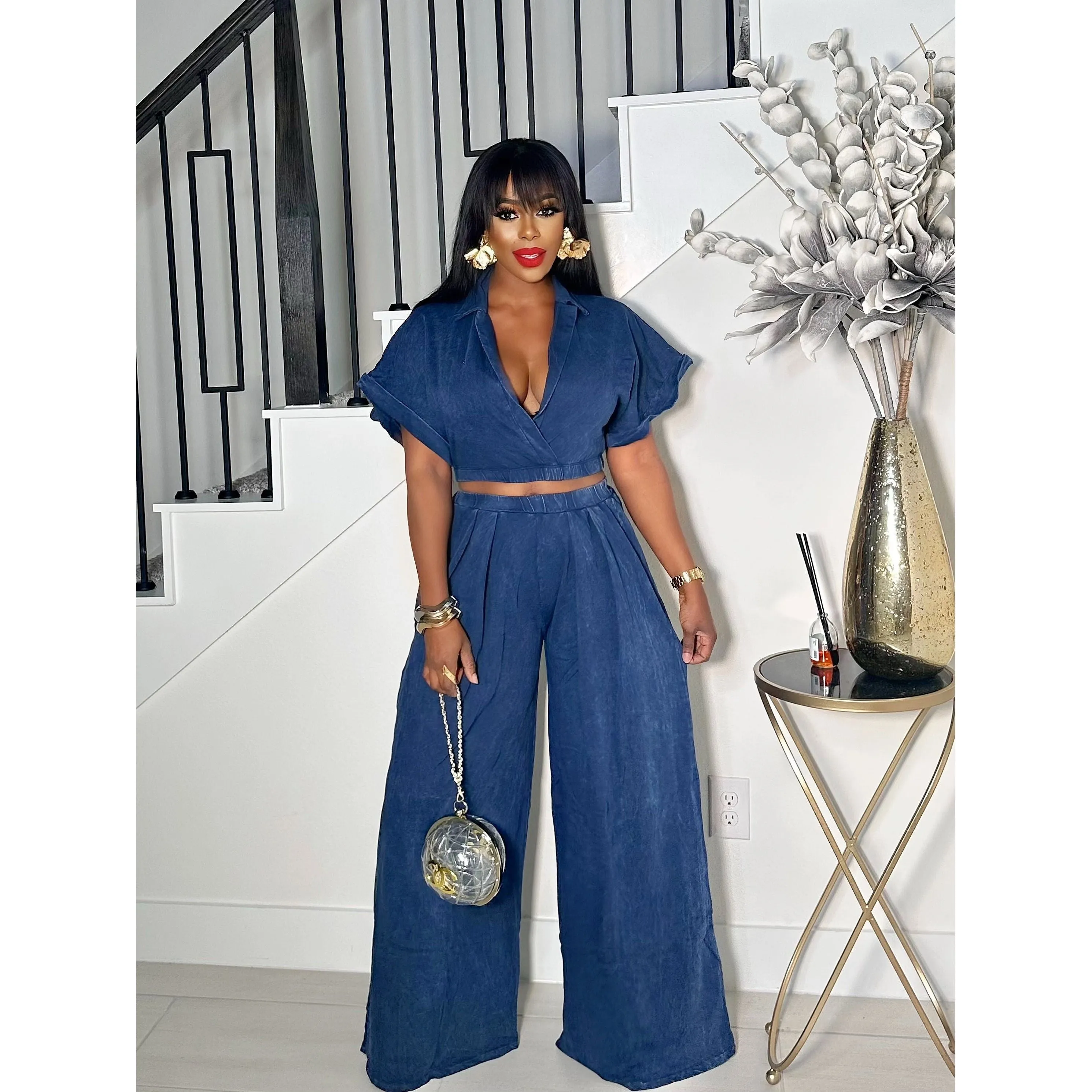 MAKE IT WORTH IT DEEP WASH PANTS SET