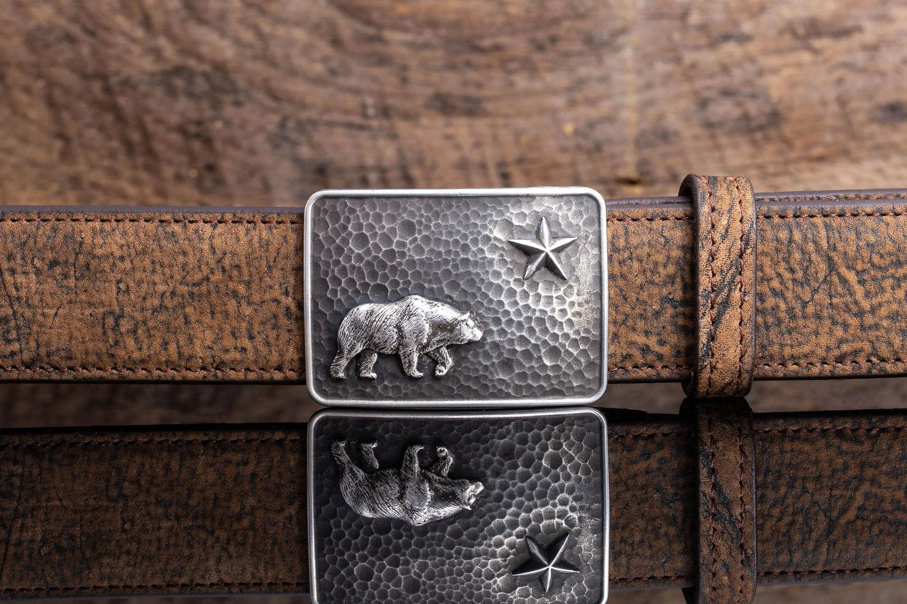 Mason Bear & Star Trophy Buckle