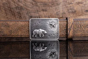 Mason Bear & Star Trophy Buckle