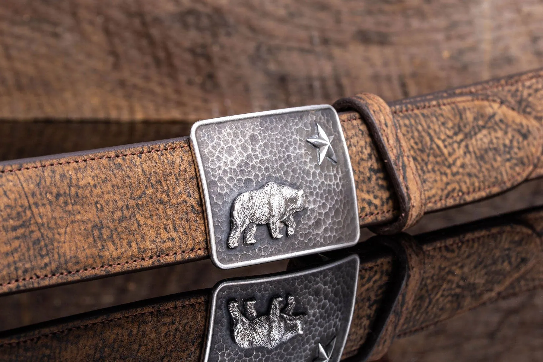 Mason Bear & Star Trophy Buckle
