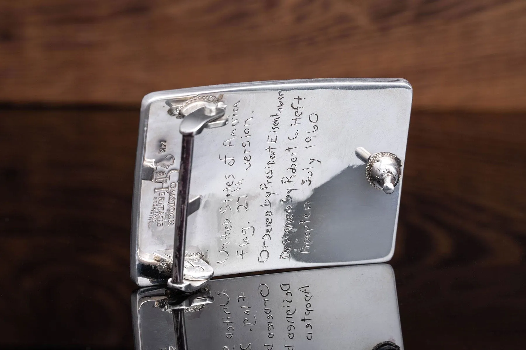 Mason US Flag Trophy Buckle