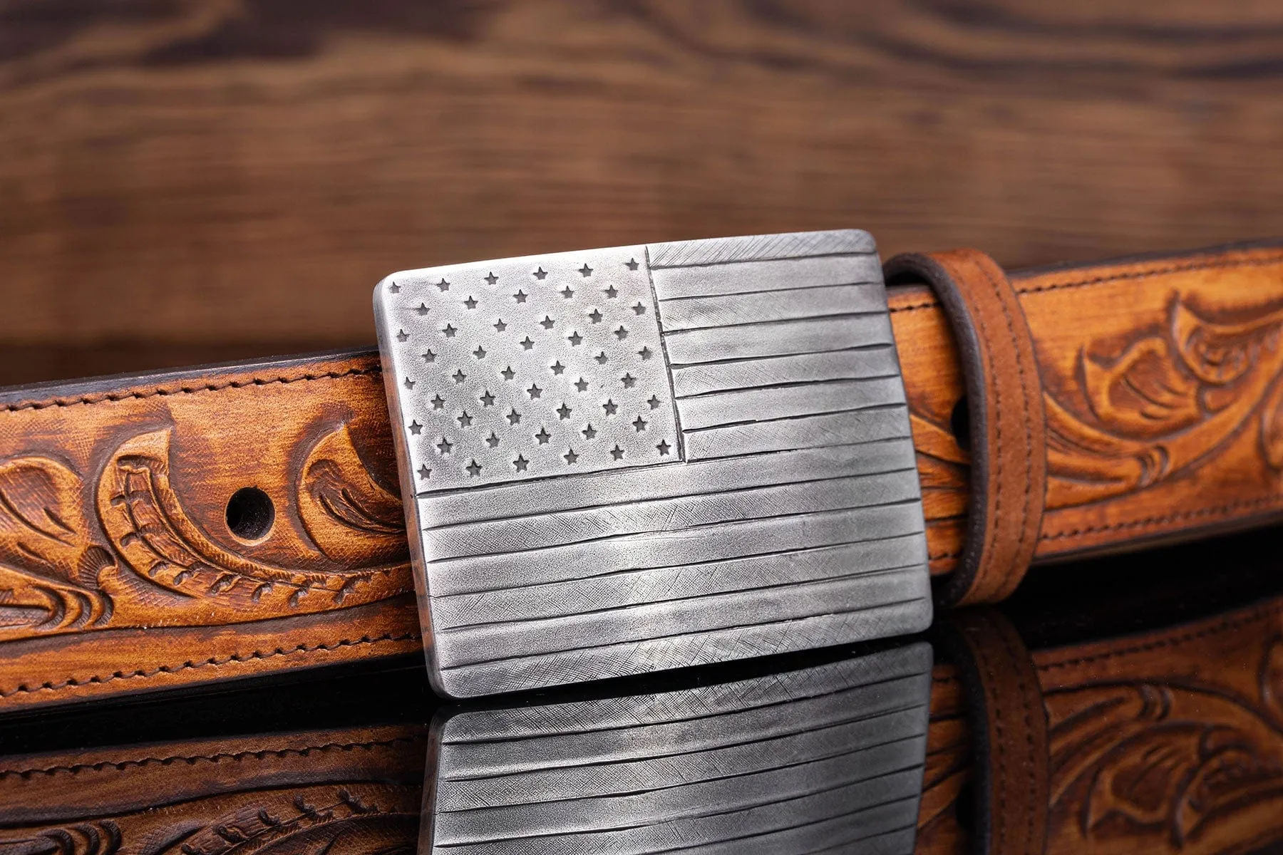 Mason US Flag Trophy Buckle