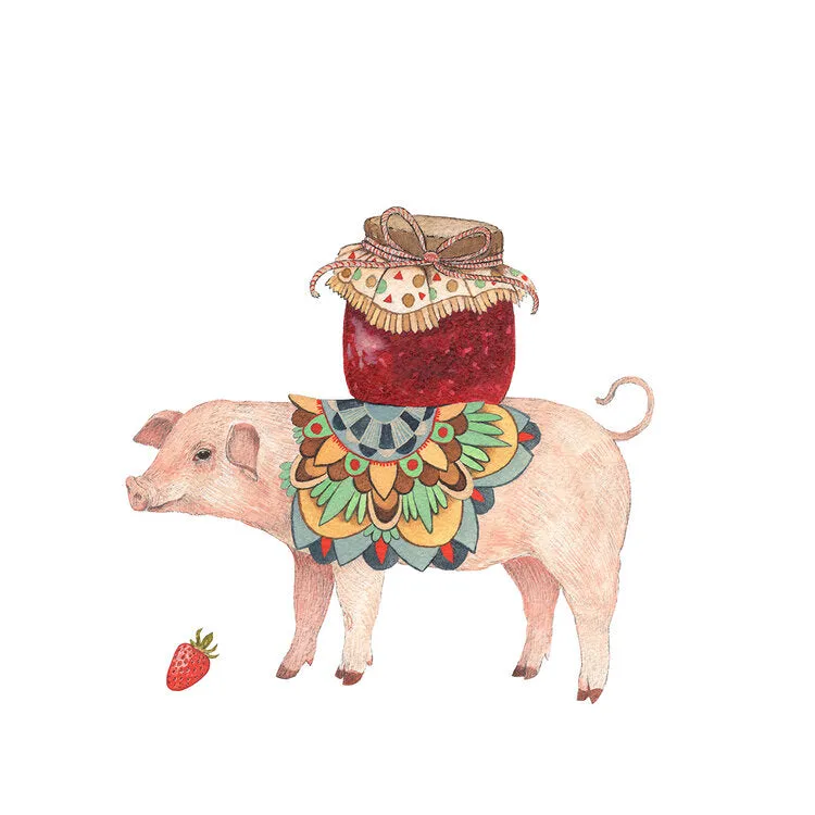 Max's Strawberry Jam 8x10 Print