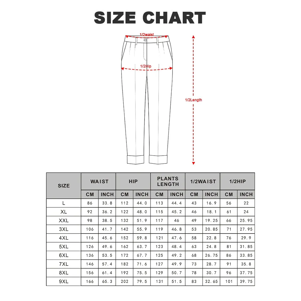 Men's Christmas Color Block Santa Claus Pants