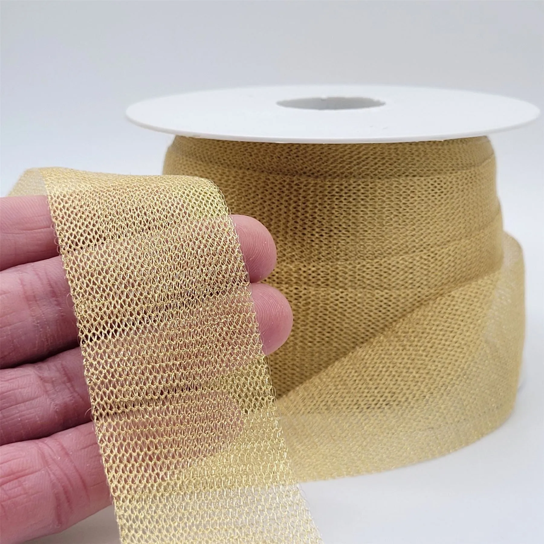 Metallic Expandable Tubular Knitted Mesh 35mm 9507
