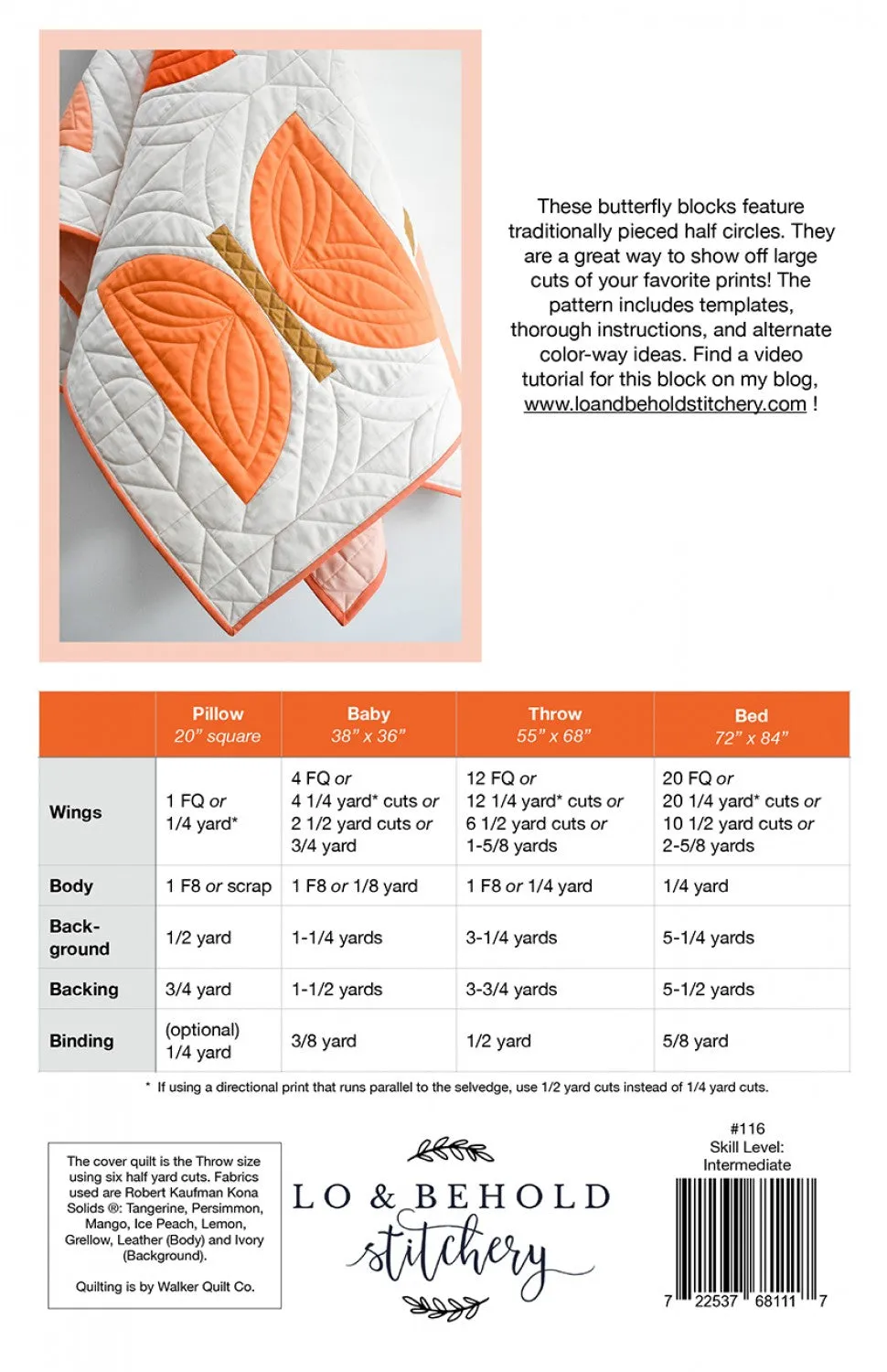 Metamorphosis quilt pattern by Brittany Lloyd