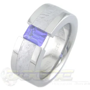 Meteorite Classic Flat with Emerald Cut