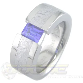 Meteorite Classic Flat with Emerald Cut