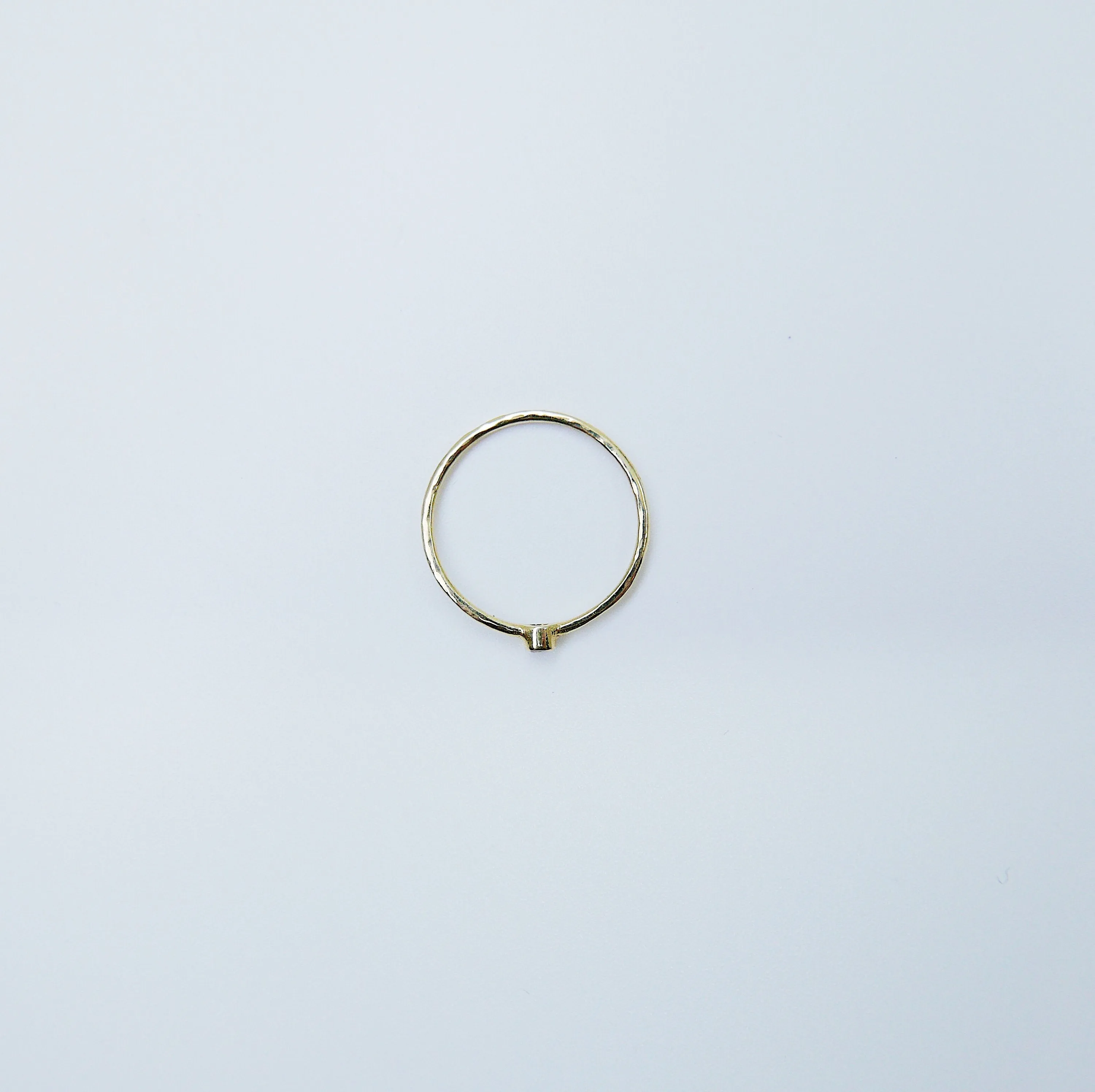 Mini Birthstone Bezel Ring