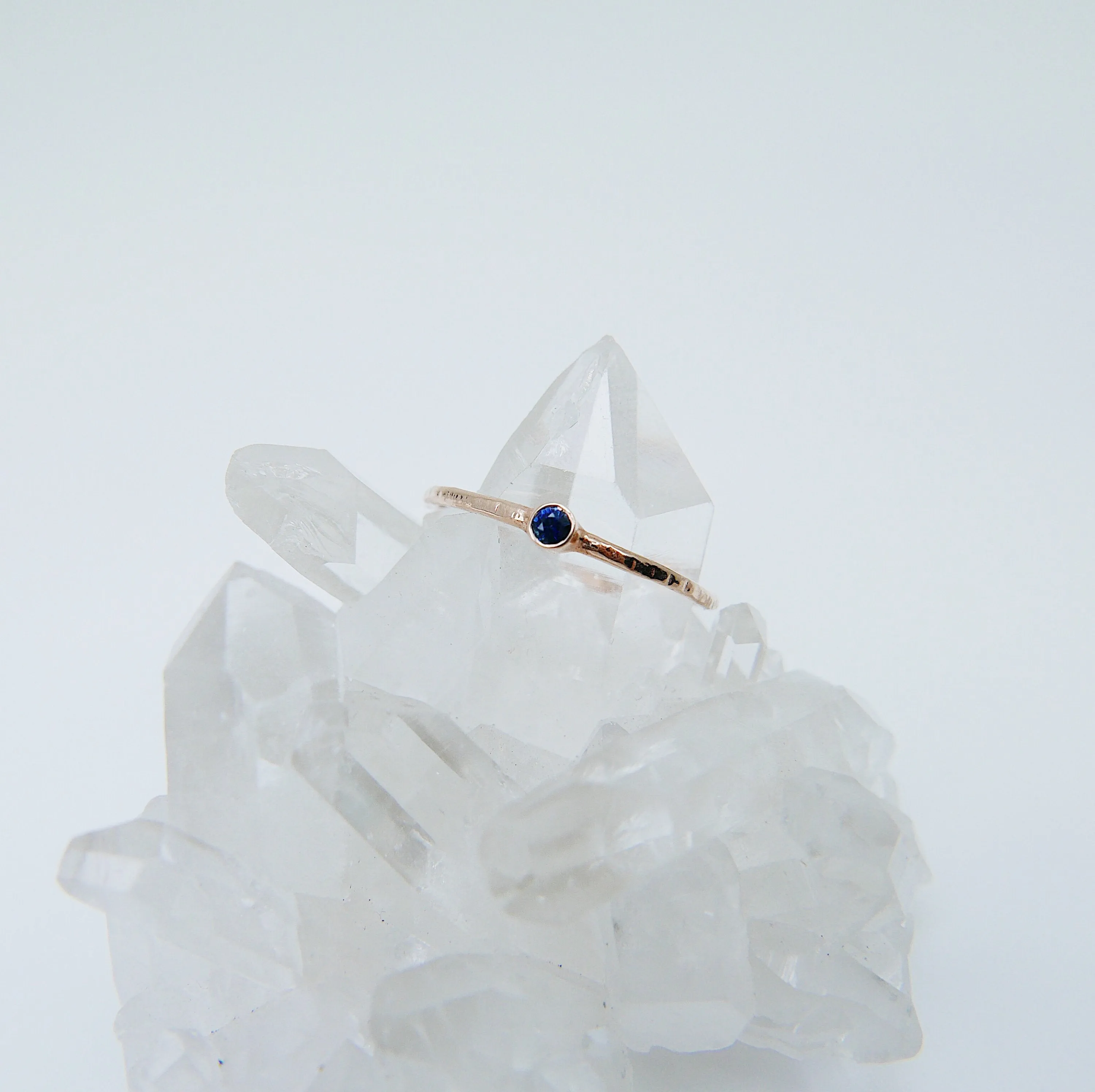 Mini Birthstone Bezel Ring