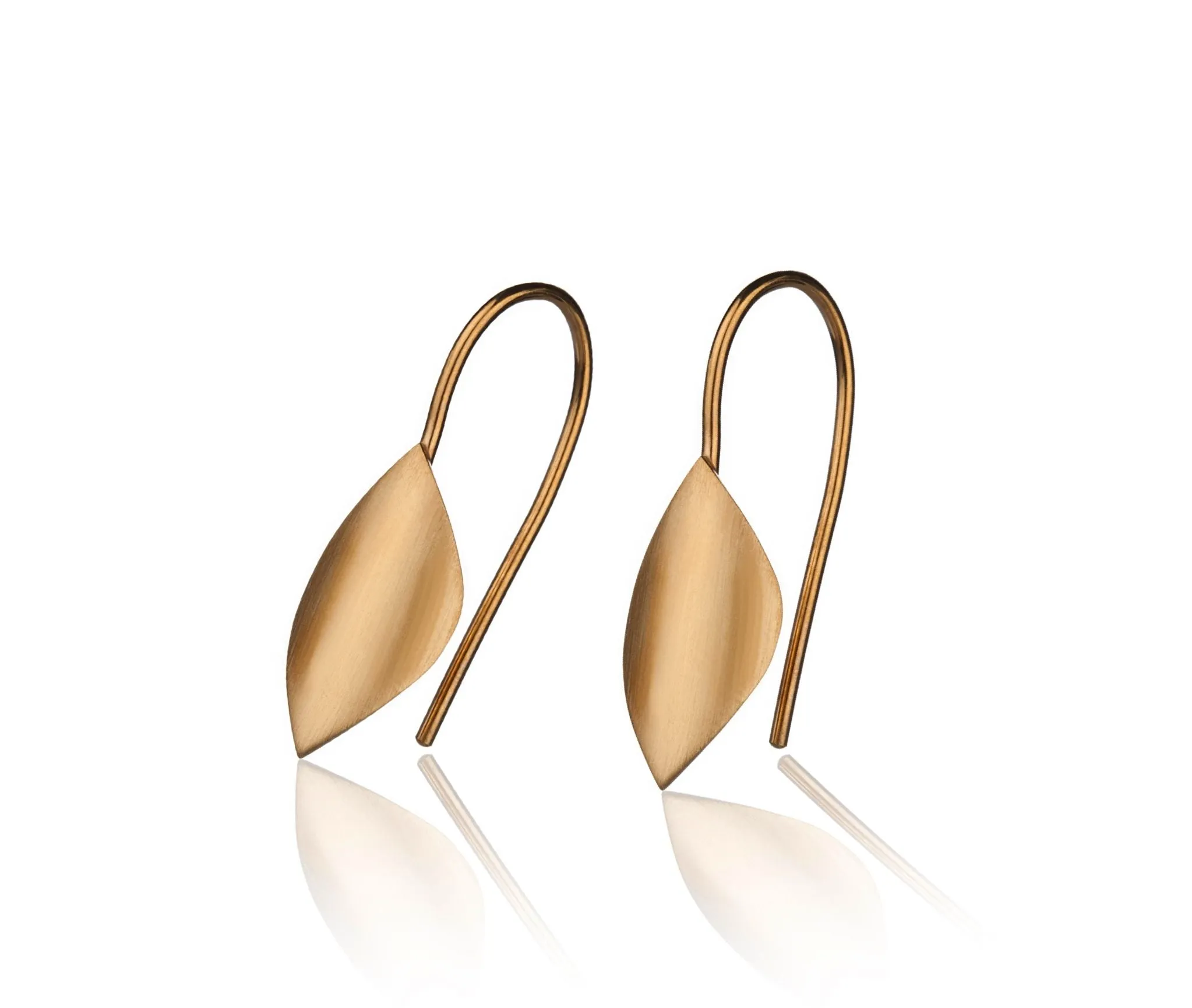 Mini Leaf Hanging Earrings