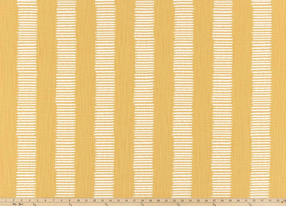 Modern Single Fold Valance in Dash Print of Grey and White or Yellow and White on Premium Cotton Linen, Fully Lined, Custom Made Curtains