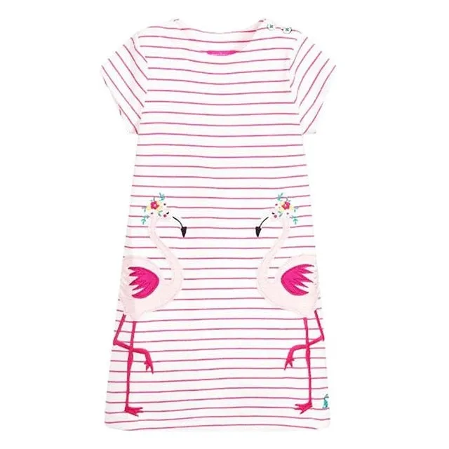 MOF Kids girls animal print summer dress
