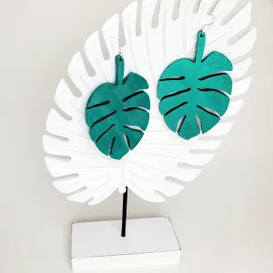 Monstera Leaf Earring