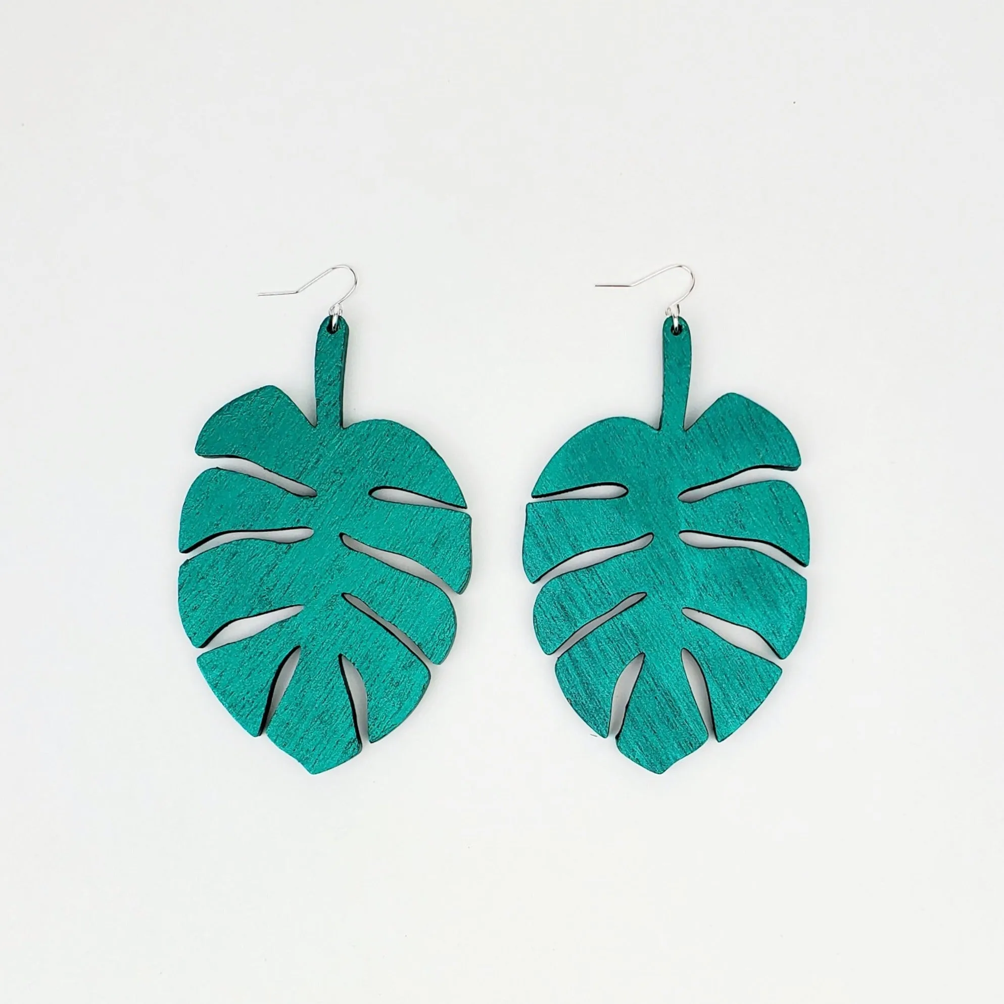 Monstera Leaf Earring