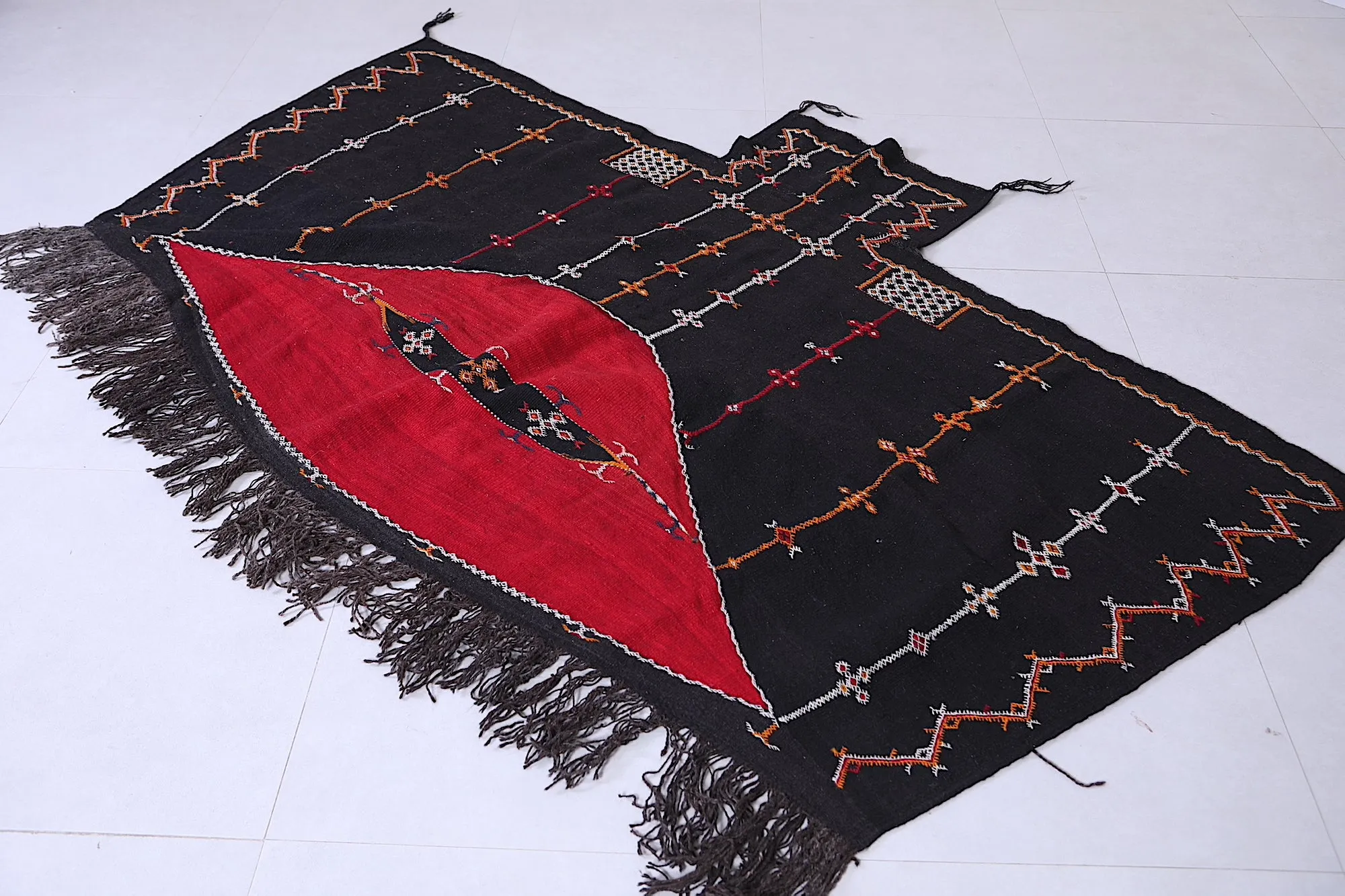 Moroccan Vintage Cape - Handmade Berber Wool Cape