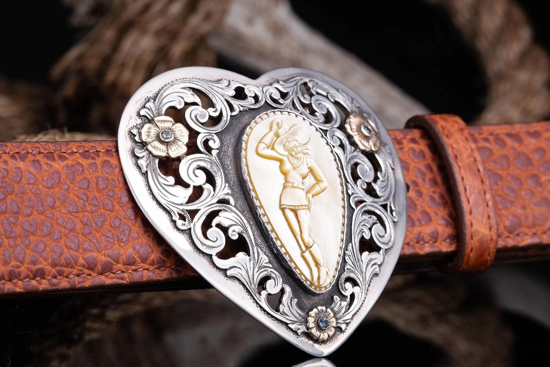 Mother of Pearl Trophy Buckle
