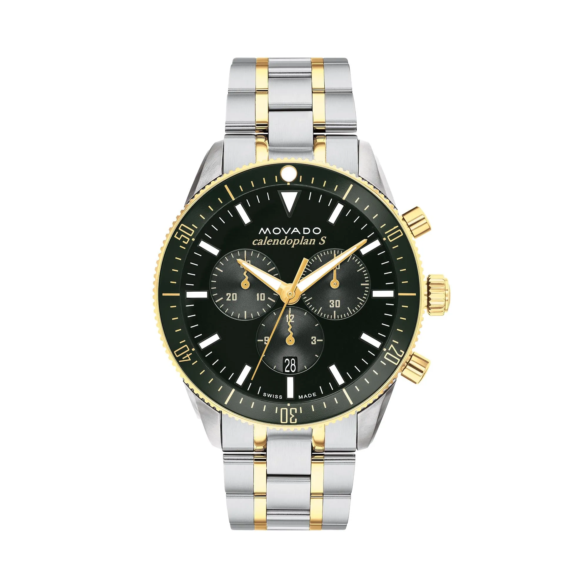 Movado Bold Men's Watch Silver Tone Case Quartz