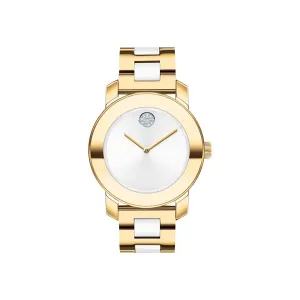 Movado Bold Women's Watch Silver Tone Case Quartz