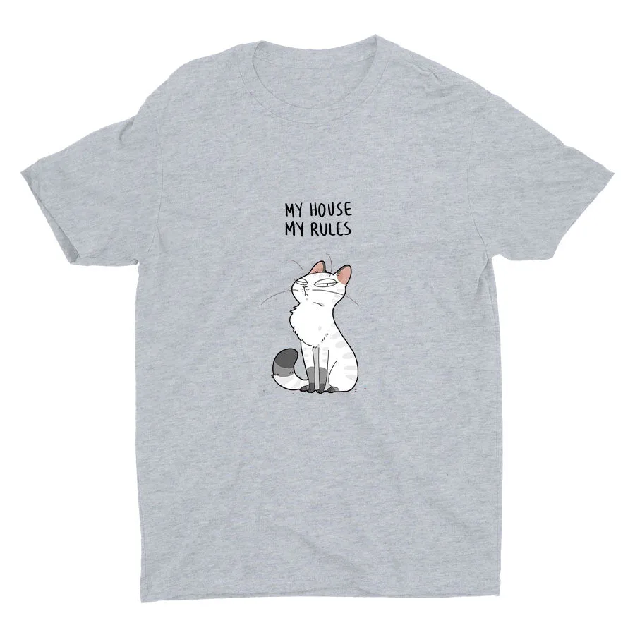 MY HOUSE MY RULES Cotton Tee