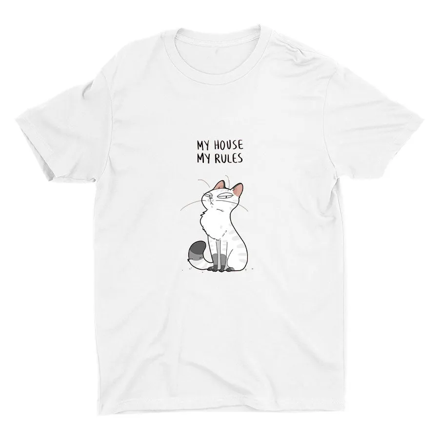 MY HOUSE MY RULES Cotton Tee