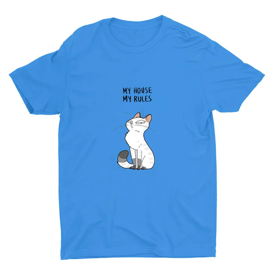 MY HOUSE MY RULES Cotton Tee