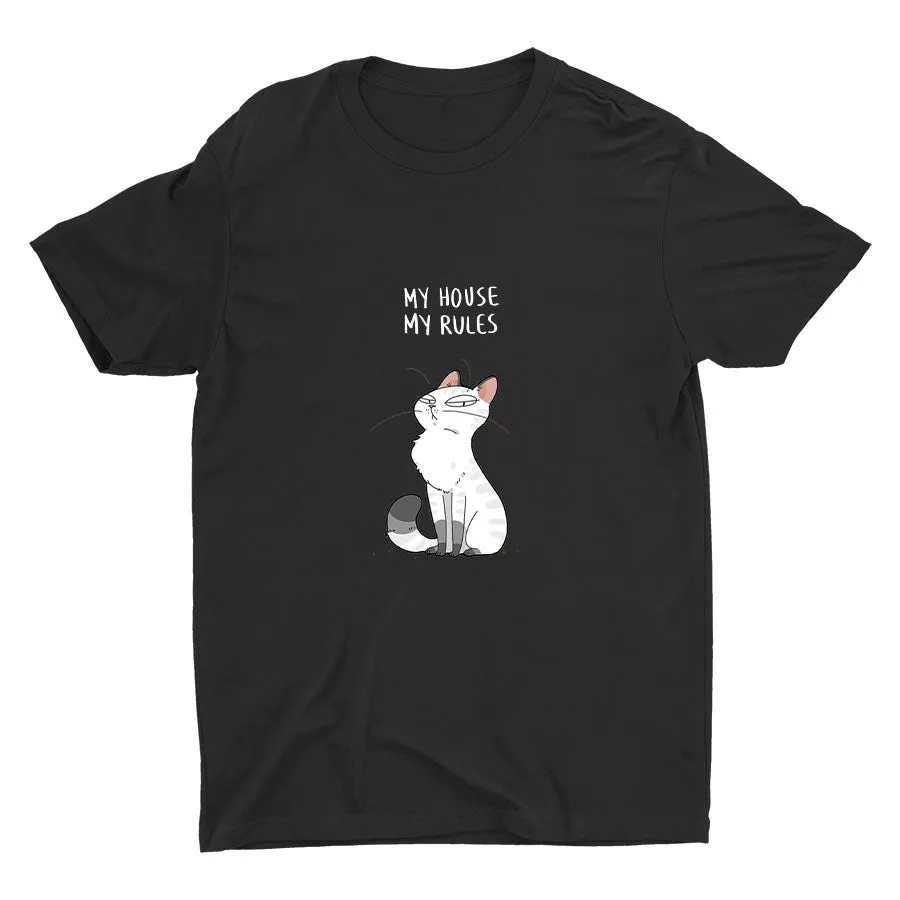 MY HOUSE MY RULES Cotton Tee