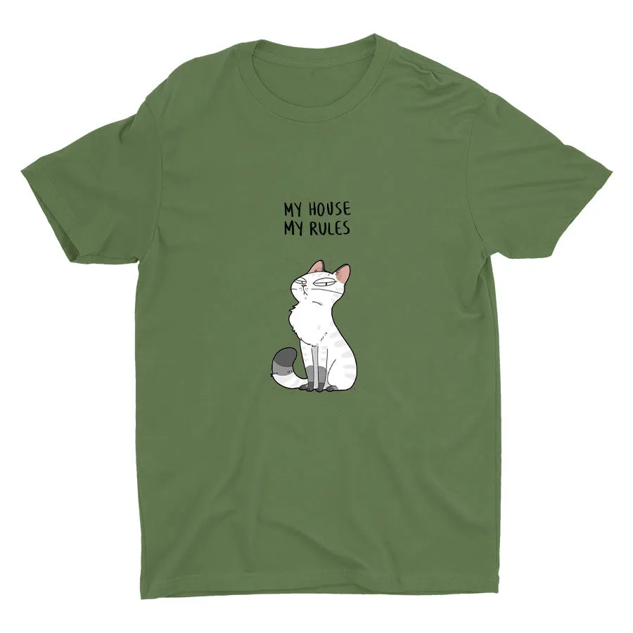 MY HOUSE MY RULES Cotton Tee