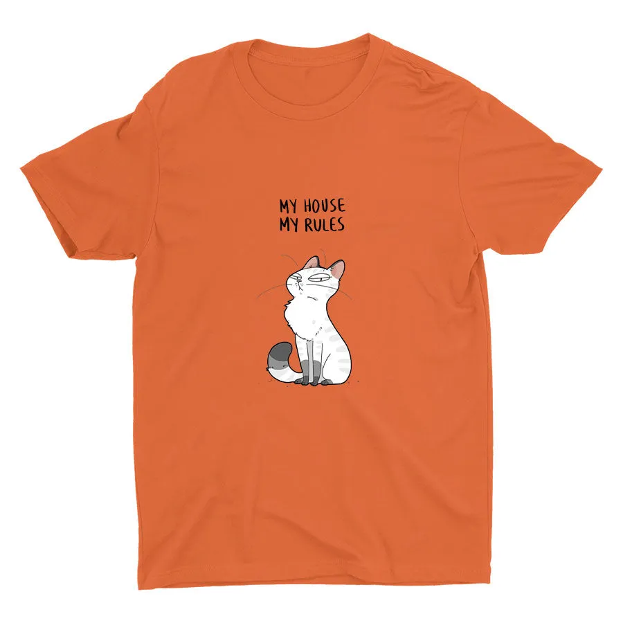 MY HOUSE MY RULES Cotton Tee