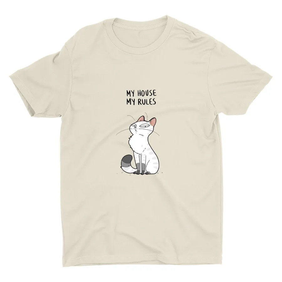 MY HOUSE MY RULES Cotton Tee