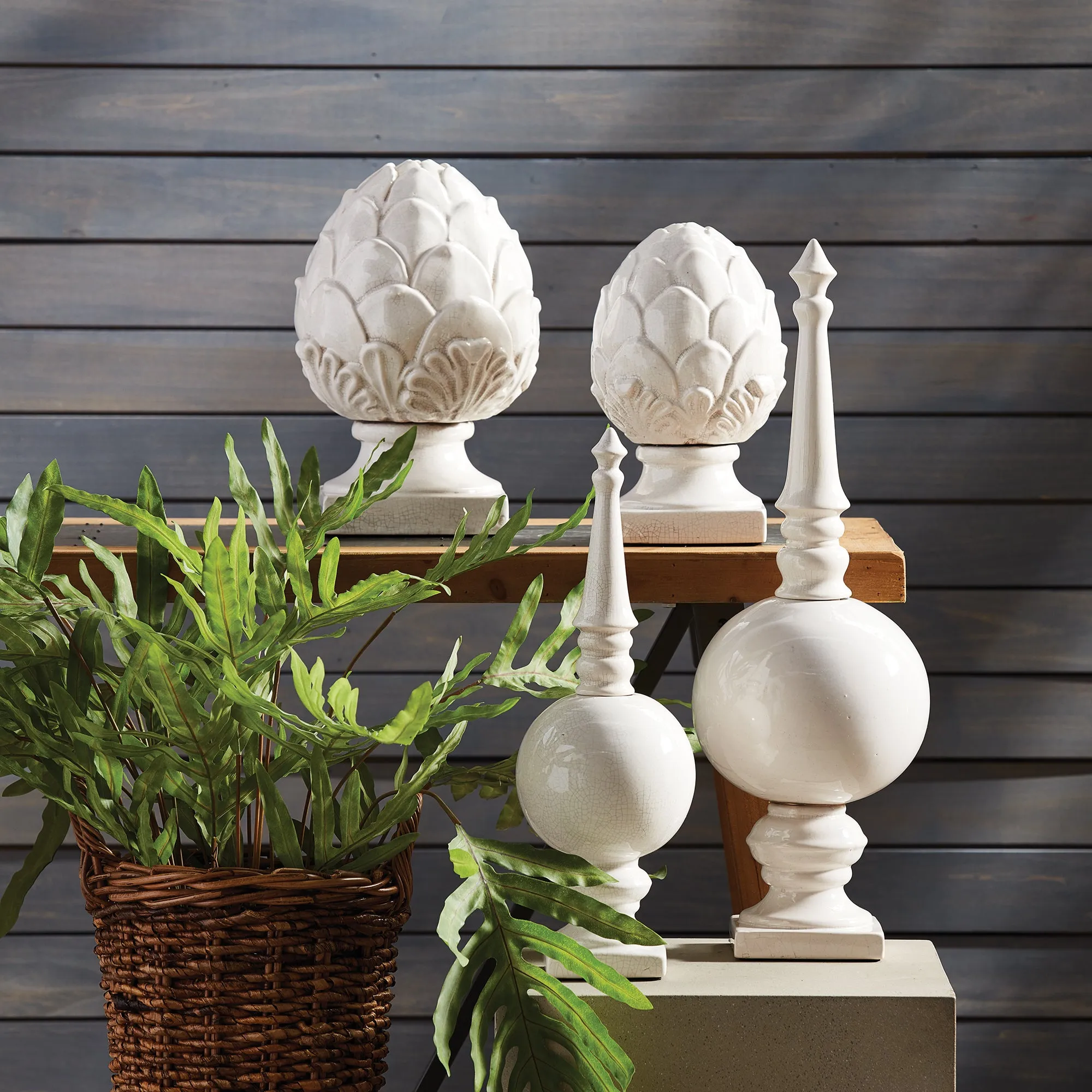 NAPA Home & Garden, CONSERVATORY ARTICHOKE FINIAL SMALL,DG404