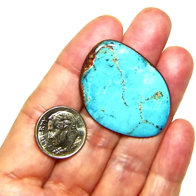 Natural 28.06ct Bisbee Turquoise Cabochon