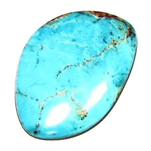 Natural 28.06ct Bisbee Turquoise Cabochon