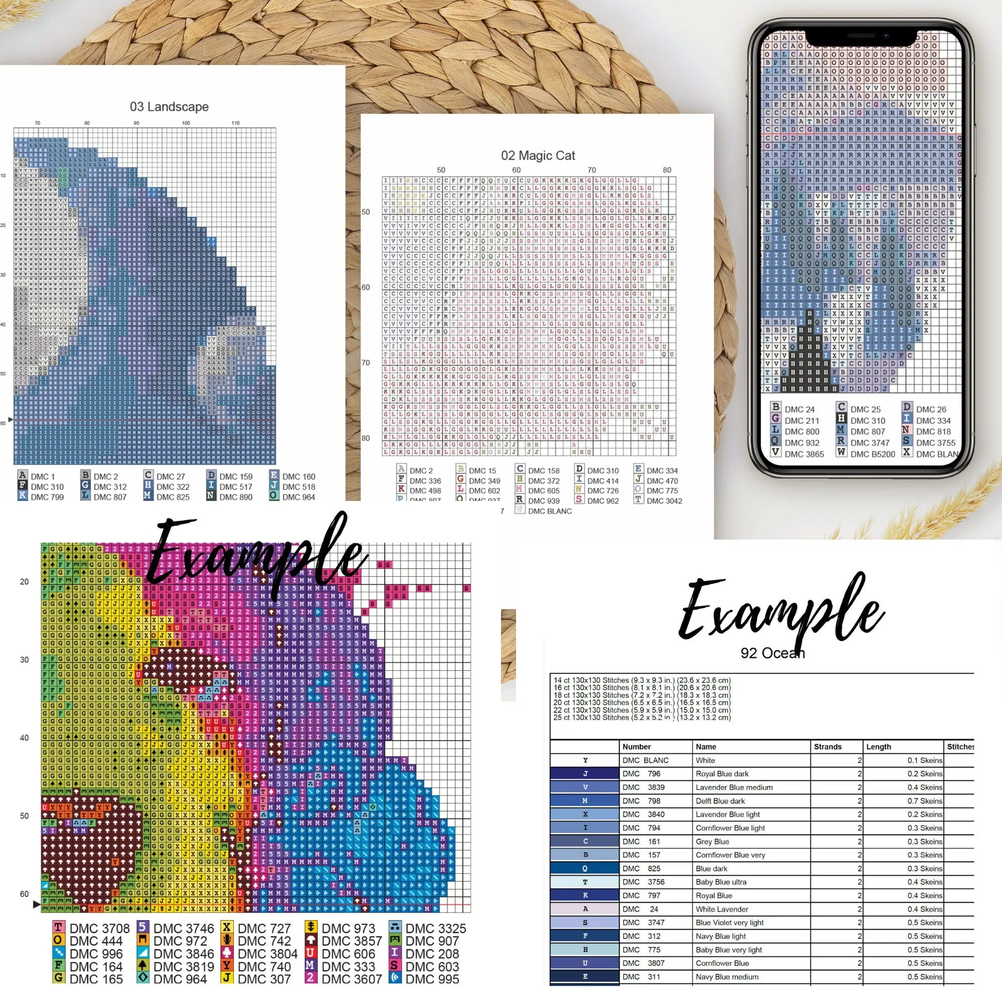 Nature Cross Stitch Pattern #806
