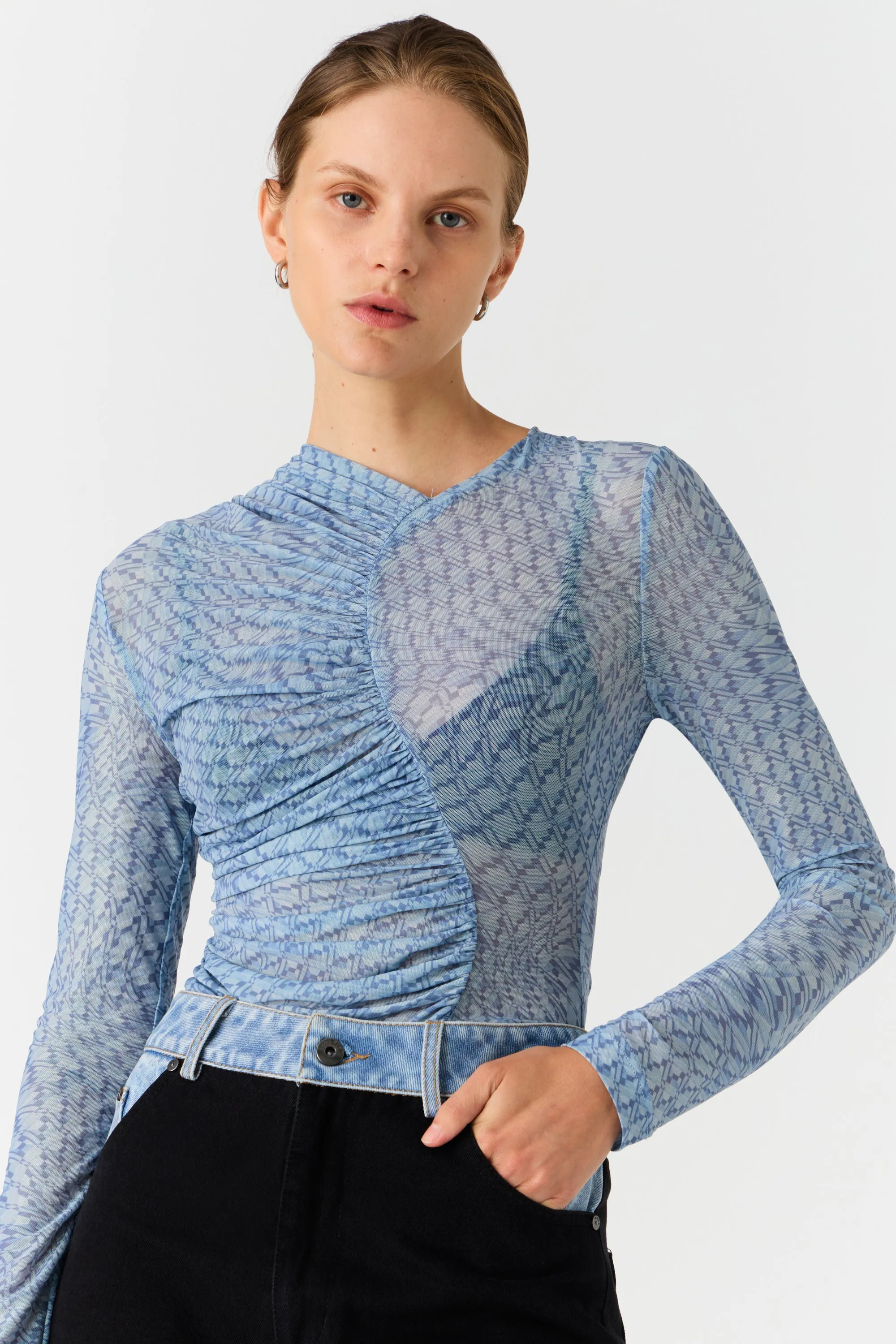 NELLIE MESH TOP