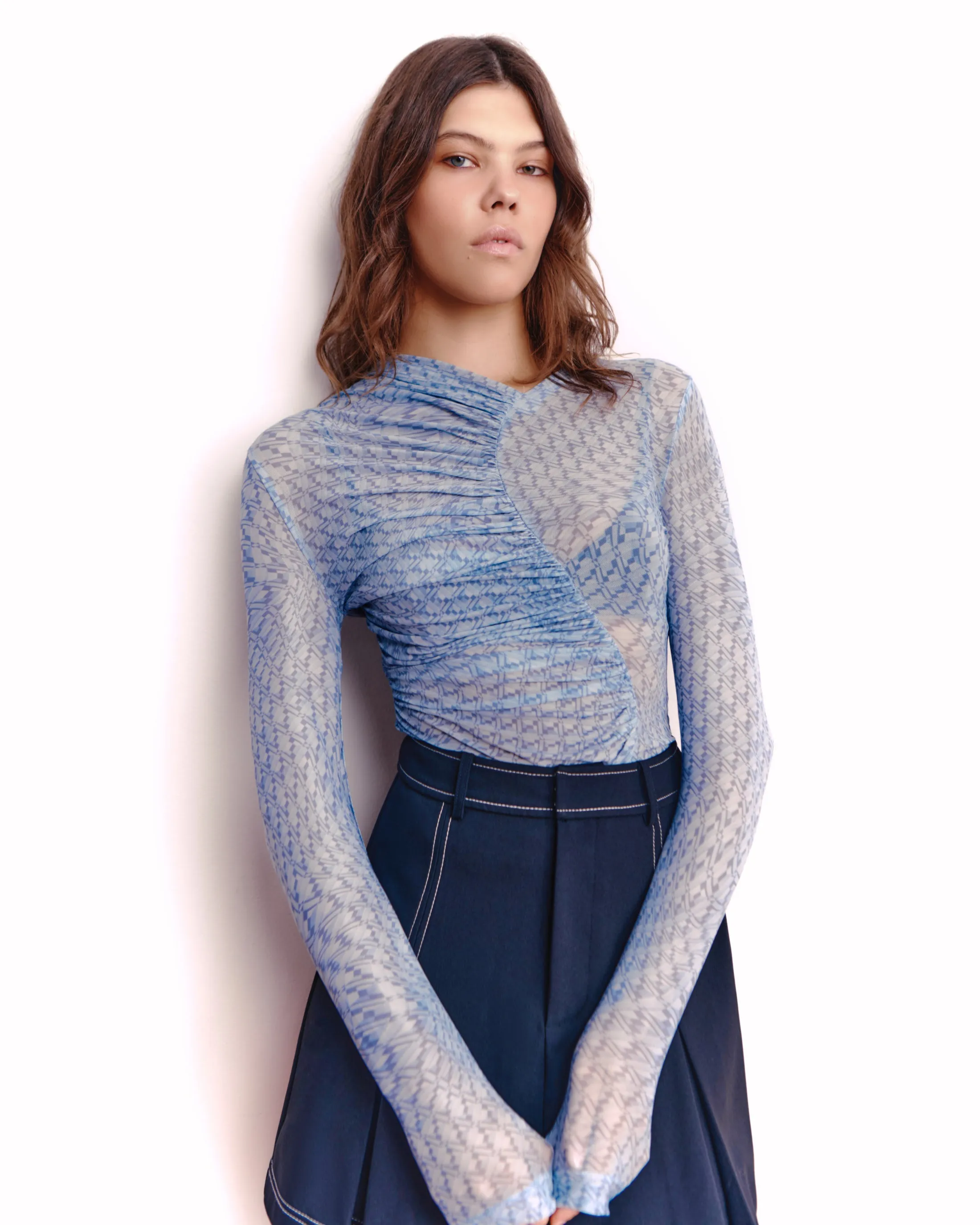 NELLIE MESH TOP