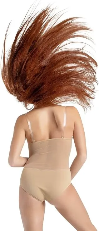NEW Retails $40 Capezio Womens Bodysuit Sz M, Colour Beige