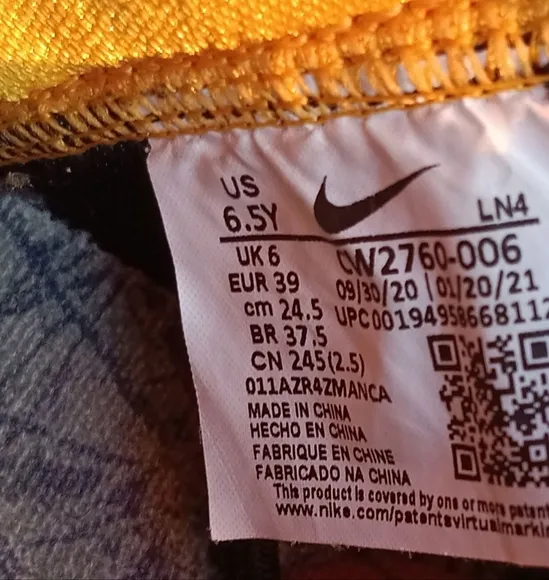 Nike LeBron 18 “Lakers Heritage” 6.5Y/8W
