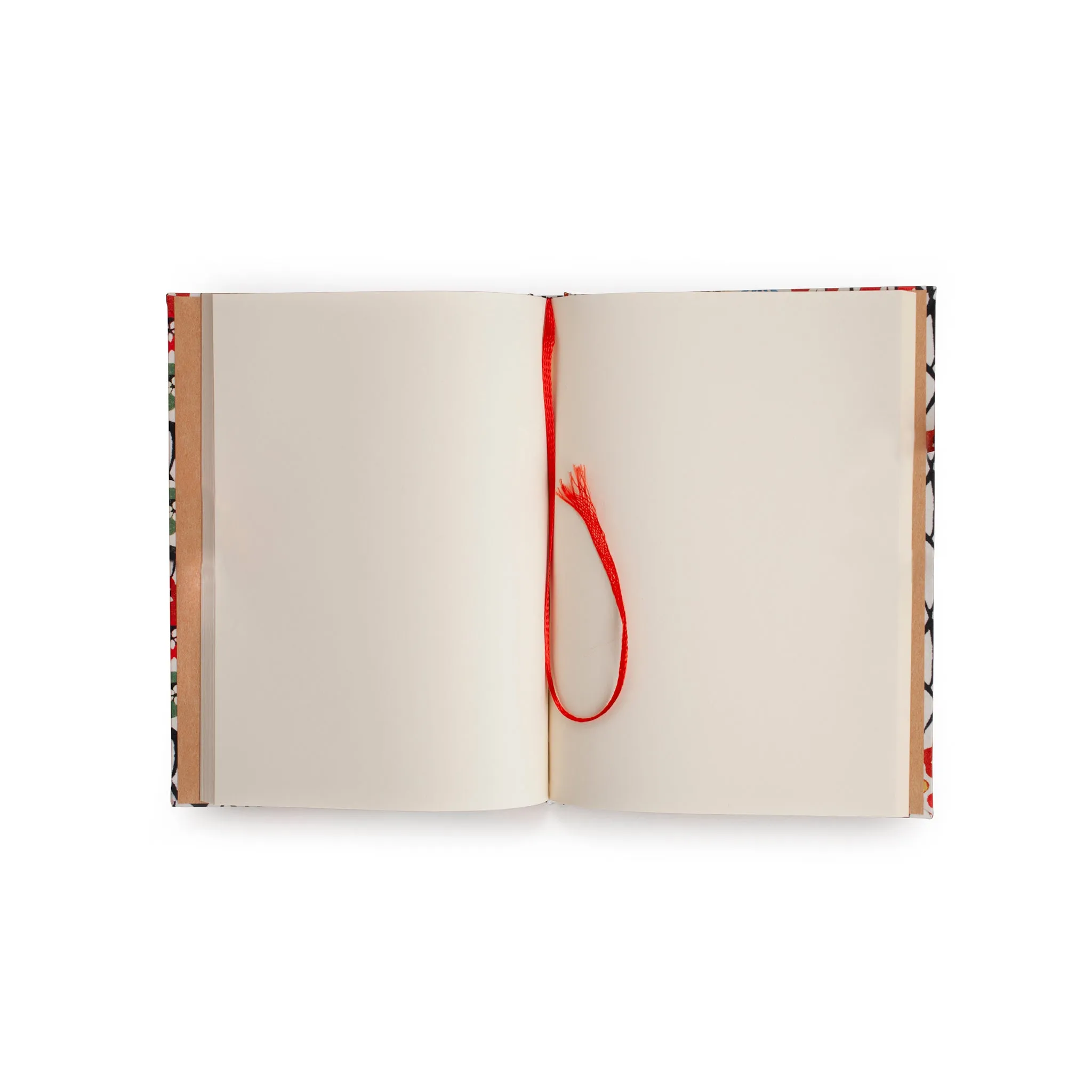 Notebook with Multicolored Japanese Blossom Design