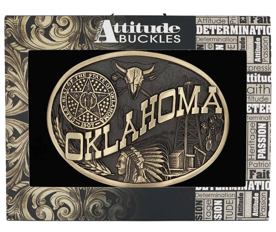 Oklahoma State Buckle