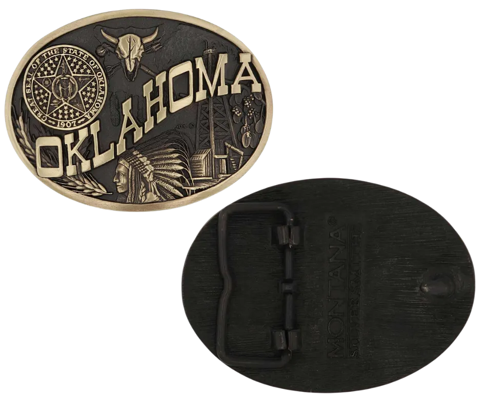 Oklahoma State Buckle