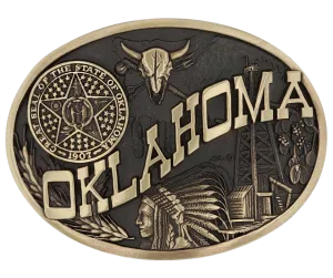 Oklahoma State Buckle