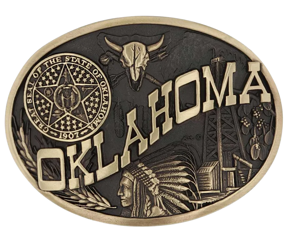 Oklahoma State Buckle