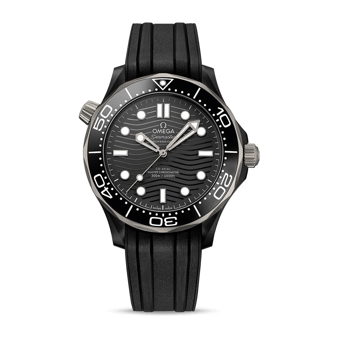 Omega Seamaster Diver 300M Watch, 43.5mm Black Dial, 210.92.44.20.01.001