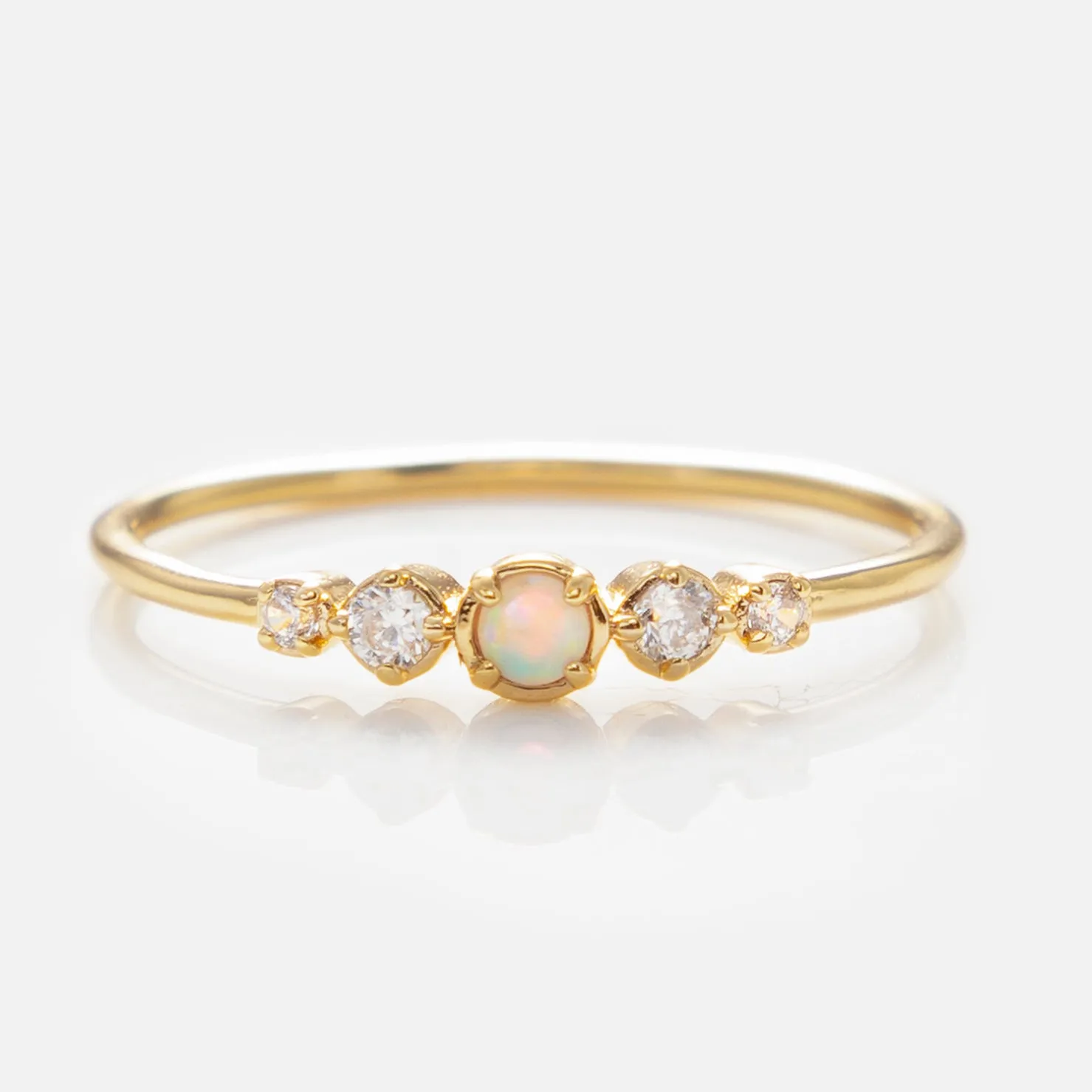 Opal Stacking Ring